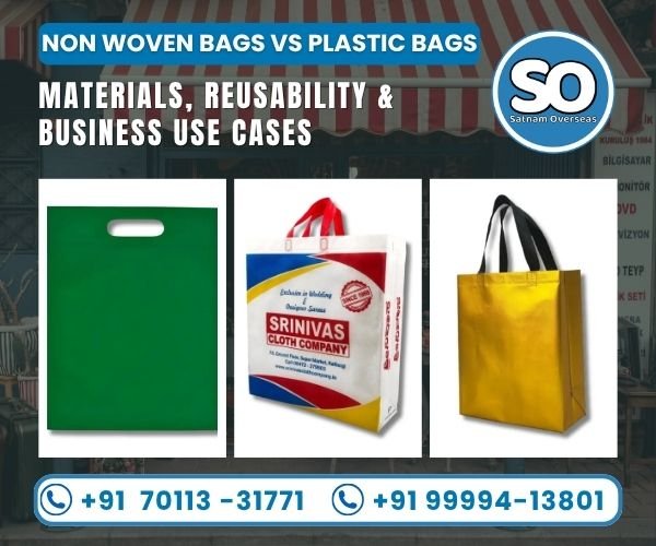 Non Woven Bags vs Plastic Bags