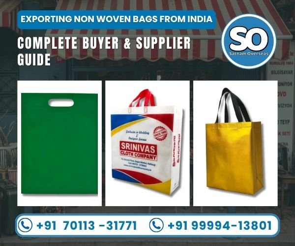 Exporting Non Woven Bags from India? Explore reliable non woven bag exporters for D cut, W cut, U cut, printed and laminated bags for global buyers.